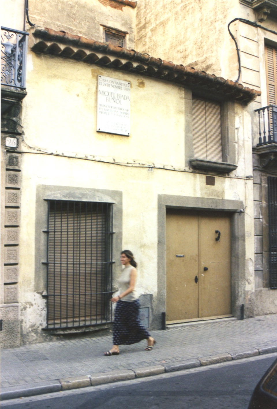 Casa natal de Miquel Biada, al carrer d'Argentona de Mataró