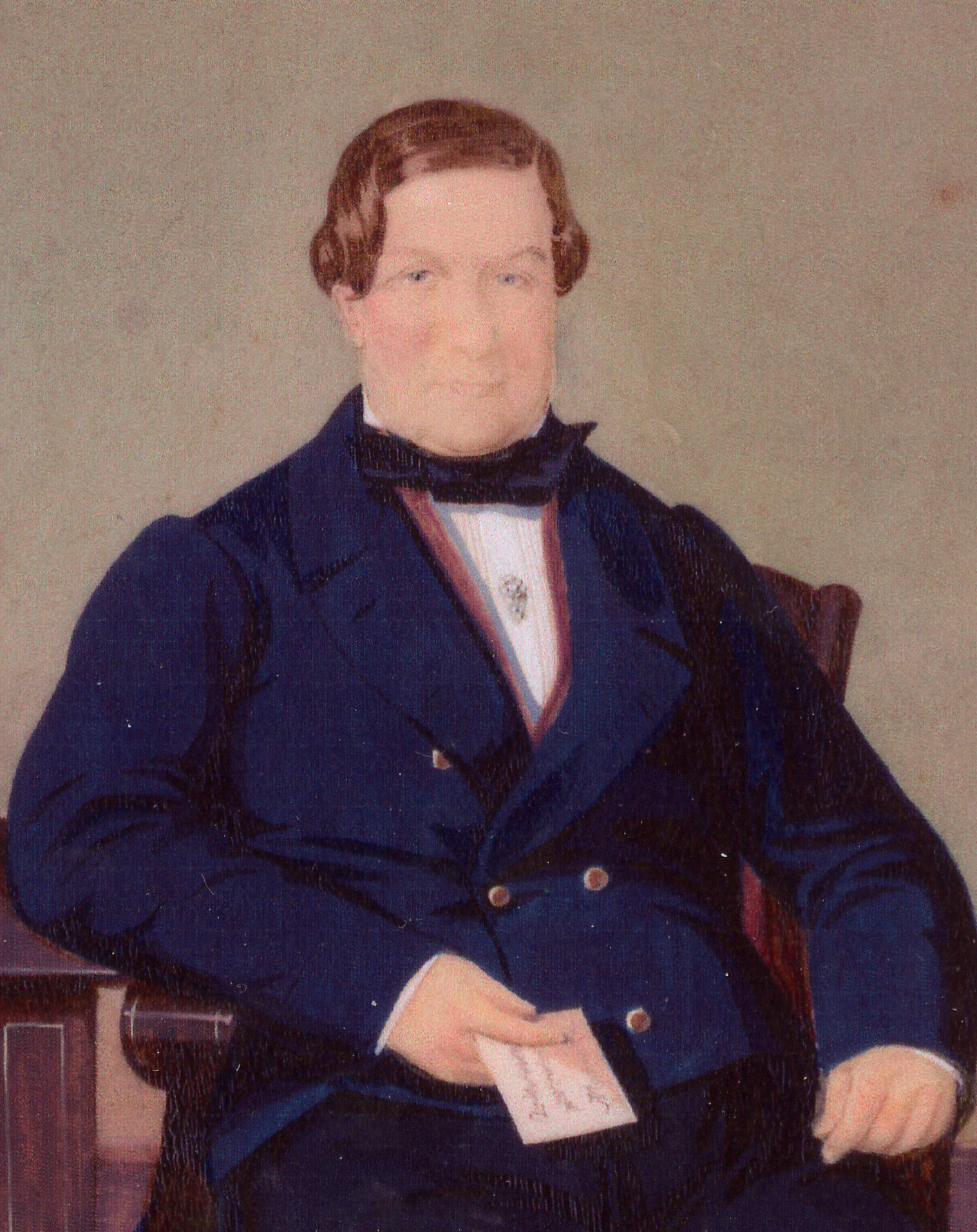 Ramon Maresch, President de l'Empresa del ferrocarril entre 1844 i 1847 (Arxiu família Maresch)