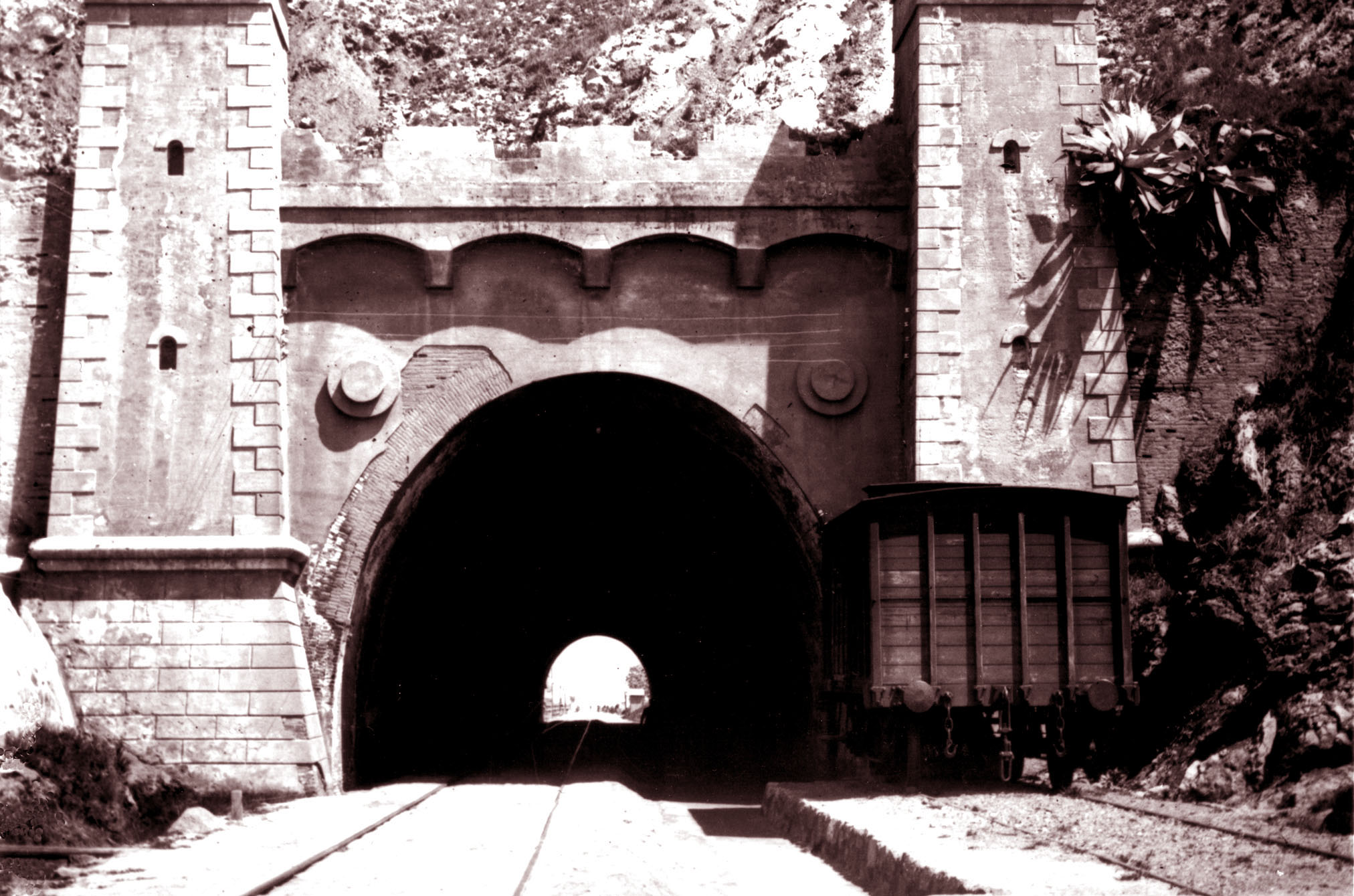 El túnel de Montgat va quedar perforat el 8 d'octubre de 1847